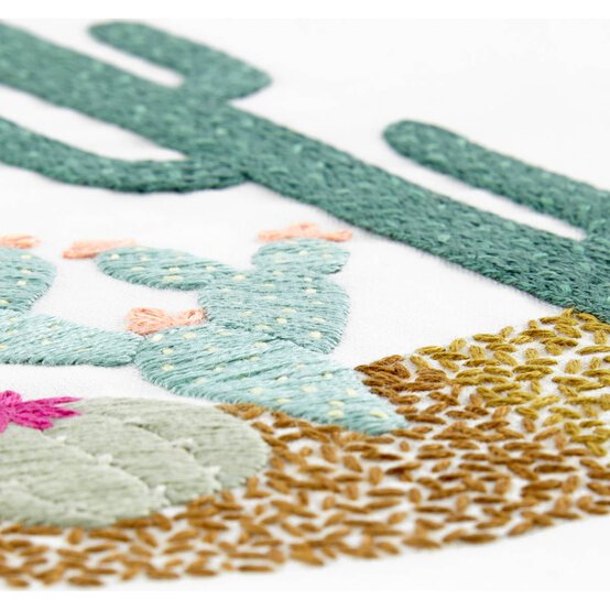 FREE PATTERN DMC Desert Landscape Embroidery 0080 image number 5