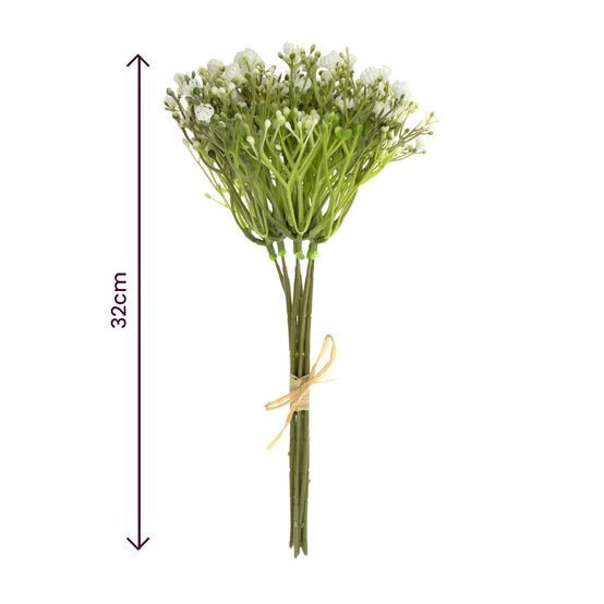 White Gypsophila Bunch 32cm image number 4