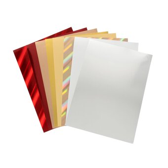 Metallic Foil Paper Pad A4 16 Pack 