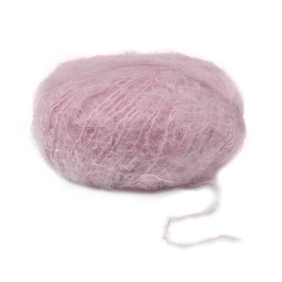 Wool and the Gang Bubblegum Pink Take Care Mohair 50g image number 3