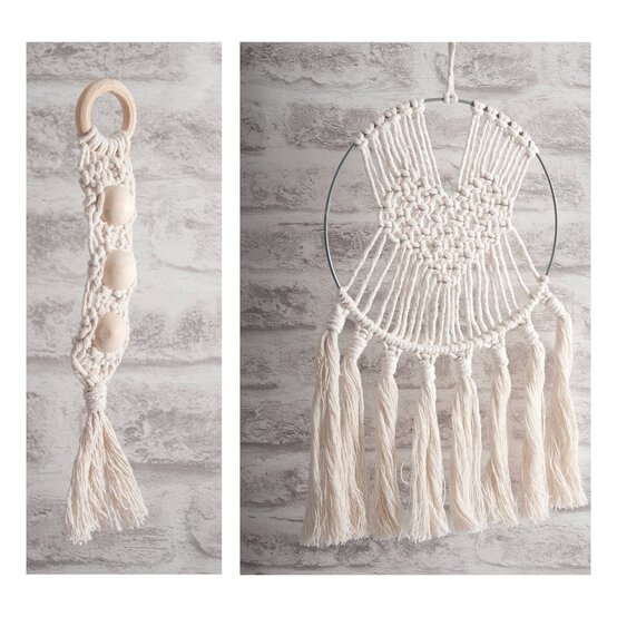 Trimits Macramé Wooden Accessory Starter Kit 39 Pieces image number 3