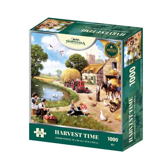 Harvest Time Jigsaw Puzzle 1000 Pieces image number 1