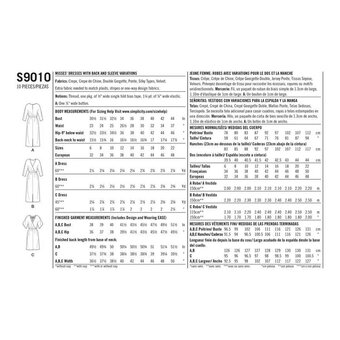 Simplicity Women's Dresses Sewing Pattern S9010 (R5 14-22)