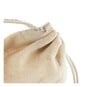Natural Cotton Drawstring Bags 6 Pack image number 2