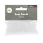 Iridescent Clear Seed Beads 3mm 50g image number 3