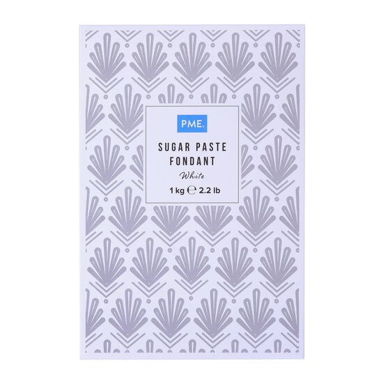 PME White Sugar Paste Fondant 1kg image number 1