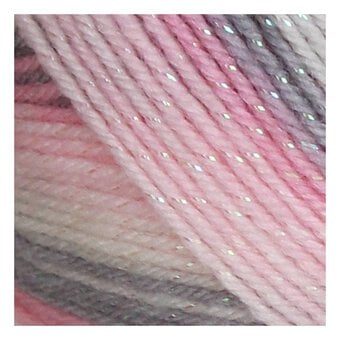 James C Brett Pink and Grey Baby Twinkle DK 100g image number 2