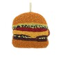 Hanging Beaded Burger Decoration 9cm image number 2