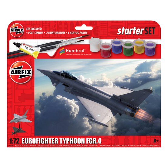 Airfix Eurofighter Typhoon FGR.4 Starter Set 1:72 image number 1