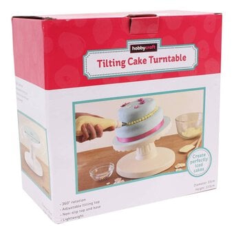 Round Tilting Cake Turntable 23cm x 13.5cm