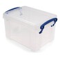 Really Useful Clear Plastic Storage Box 0.7 Litres image number 1