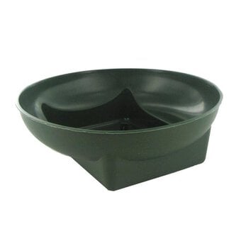 Oasis Square Round Green Bowl 16cm