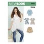 New Look Women's Tops Sewing Pattern 6452 image number 1