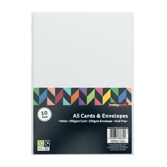 White Cards A5 10 Pack image number 5