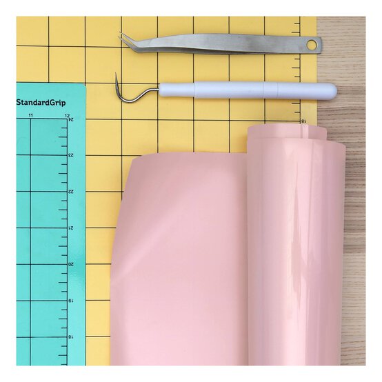 Siser Light Pink Easyweed Heat Transfer Vinyl 30cm x 50cm image number 4