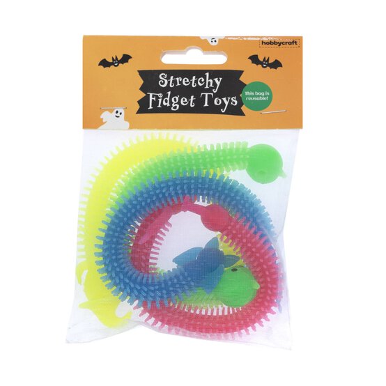 Halloween Stretchy Fidget Toys 4 Pack  image number 3