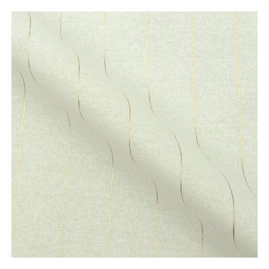 Gold Metallic Stripe Cotton Fat Quarters 4 Pack image number 4