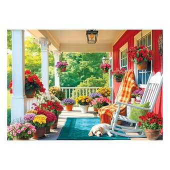 Asleep on the Porch Jigsaw Puzzle 1000 Pieces