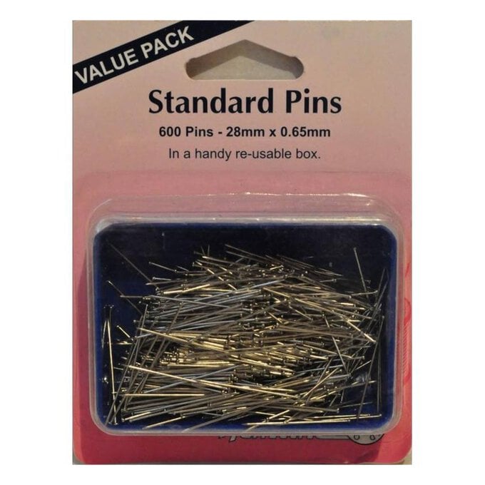 Hemline Standard Pins 600 Pack image number 1