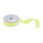 Trimits Key Lime Double-Faced Satin Ribbon by the Metre 25mm image number 1