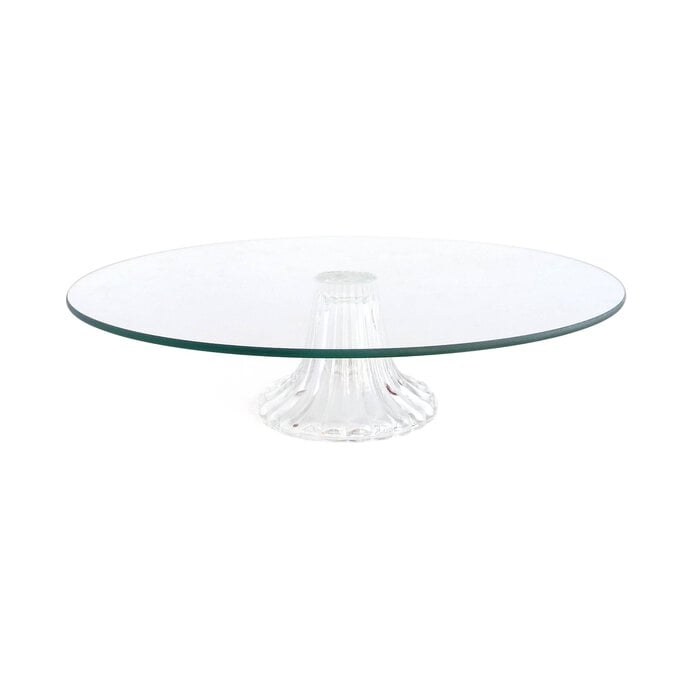 Glass Cake Stand 32cm image number 1