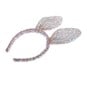 Pink Sequin Bunny Headband 26cm image number 4