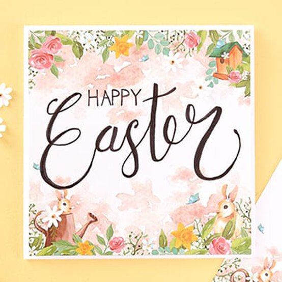 How to Make a Brush-Lettered Easter Card image number 1