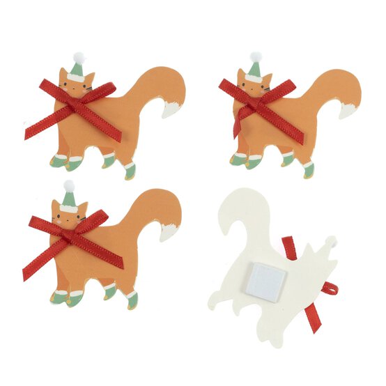 Christmas Cat Card Toppers 4 Pack image number 3