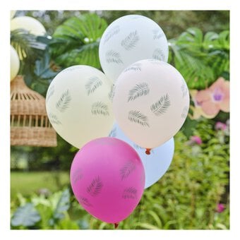 Ginger Ray Palm Leaf Balloons 5 Pack image number 2