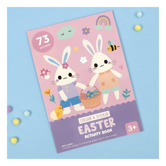 Colour and Sticker Easter Activity Book image number 1