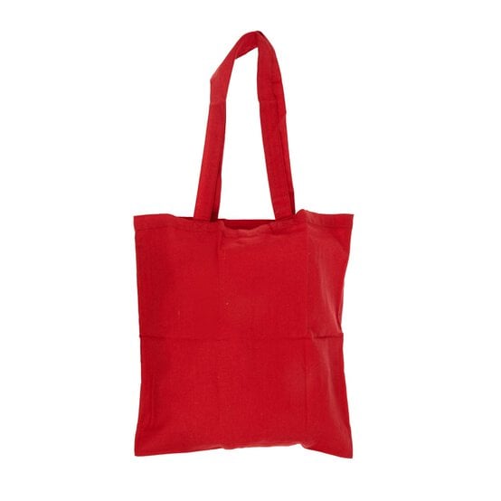 Red Cotton Shopping Bag image number 1