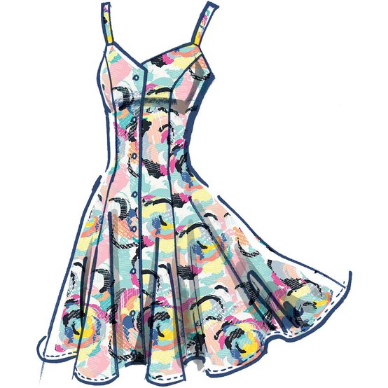 McCall’s Ashley Dress Sewing Pattern M8177 (16-24) image number 3