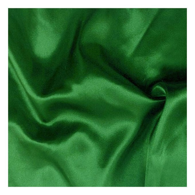 Emerald Silky Habutae Fabric by the Metre image number 1