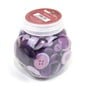 Hobbycraft Button Jar Purple image number 3