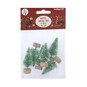 Mini Green Bottle Brush Trees 4.5cm 6 Pack image number 3