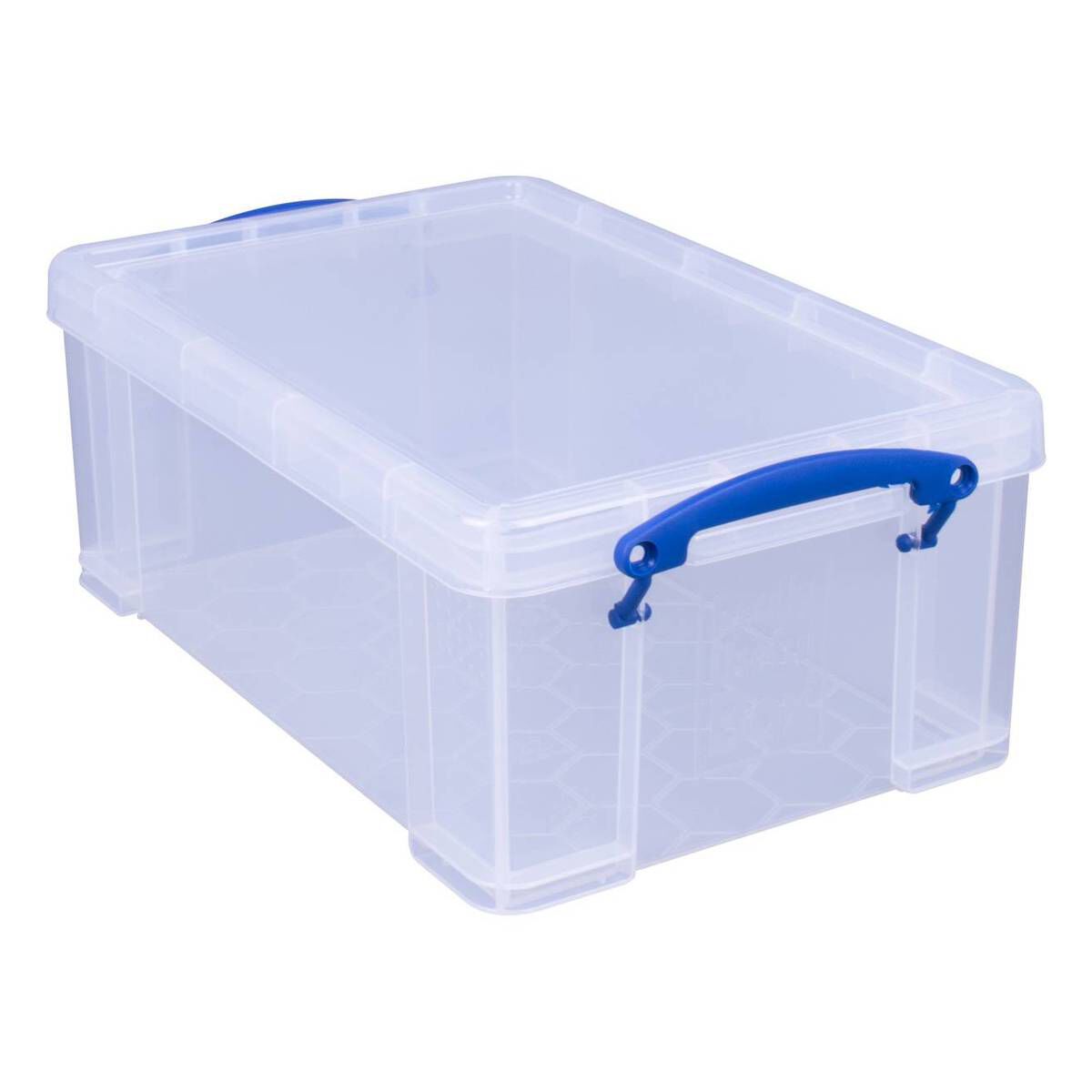 10 x 13 x 5 Inches Blue 5-Pack 1 Letter Size Deep Storage Tray with Lid 