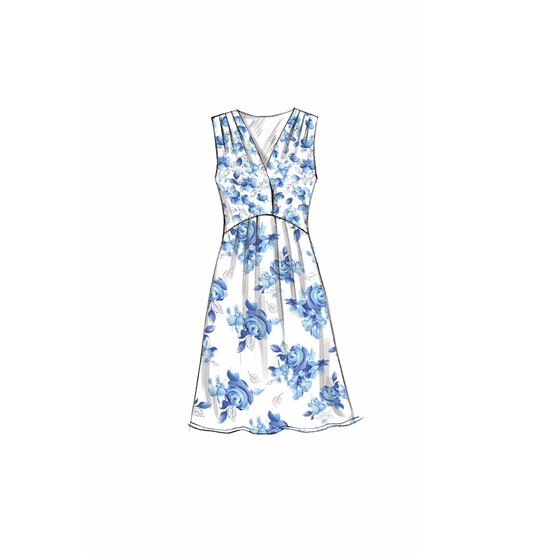 McCall’s Women’s Dress Sewing Pattern M7381 (XS-M) image number 4