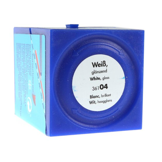 Revell White Gloss Aqua Colour Acrylic Paint 18ml (104) image number 3