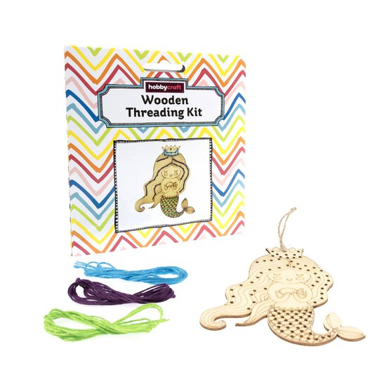 Mermaid Wooden Threading Kit image number 2