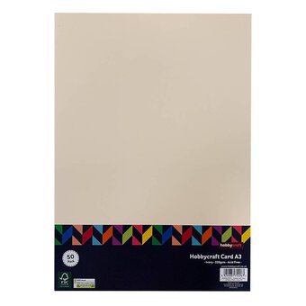 Ivory Card A3 50 Pack