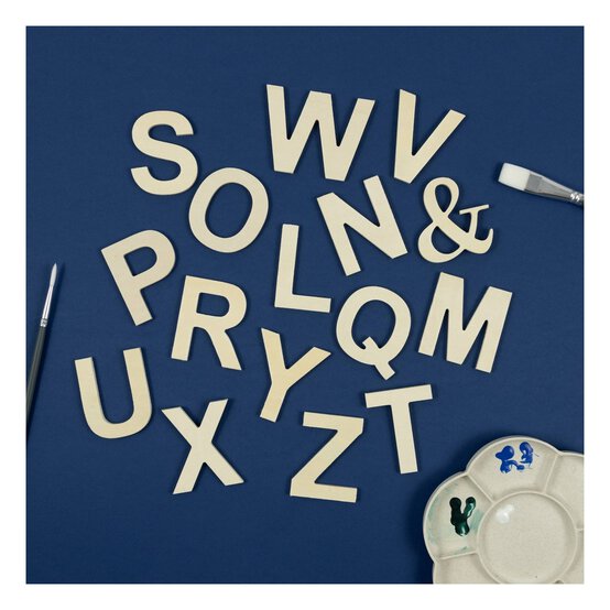 Small Wooden Letter L 6.5cm image number 3