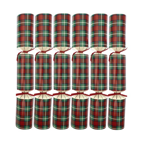 Tartan Fillable Crackers 6 Pack image number 1