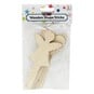 Wooden Angel and Butterfly Shape Sticks 6 Pack image number 2