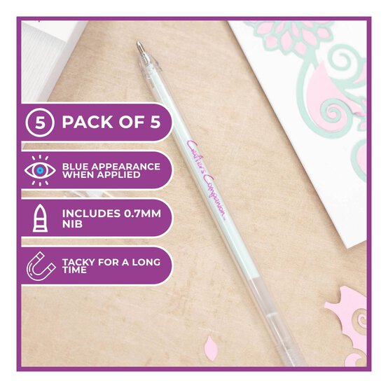 Crafter’s Companion Ballpoint Glue Pen Set 5 Pack image number 2