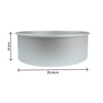 Whisk Round Aluminium Cake Tin 10 x 4 Inches image number 3