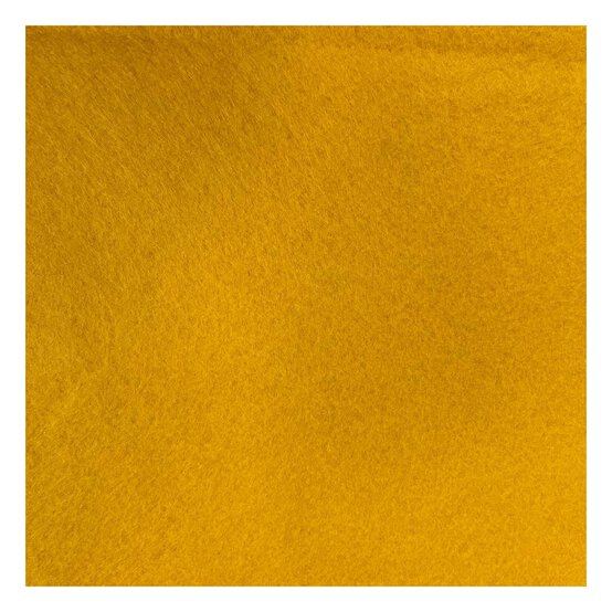 Yellow Felt Fabric by the Metre image number 2