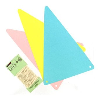 Pastel Paper Bunting Kit 5m image number 2