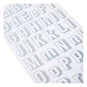 Silver Holographic Alphabet Chipboard Stickers 90 Pieces image number 2