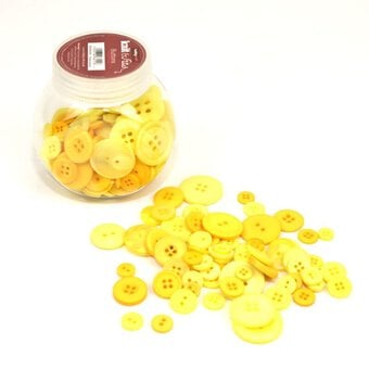 Hobbycraft Button Jar Yellow image number 5