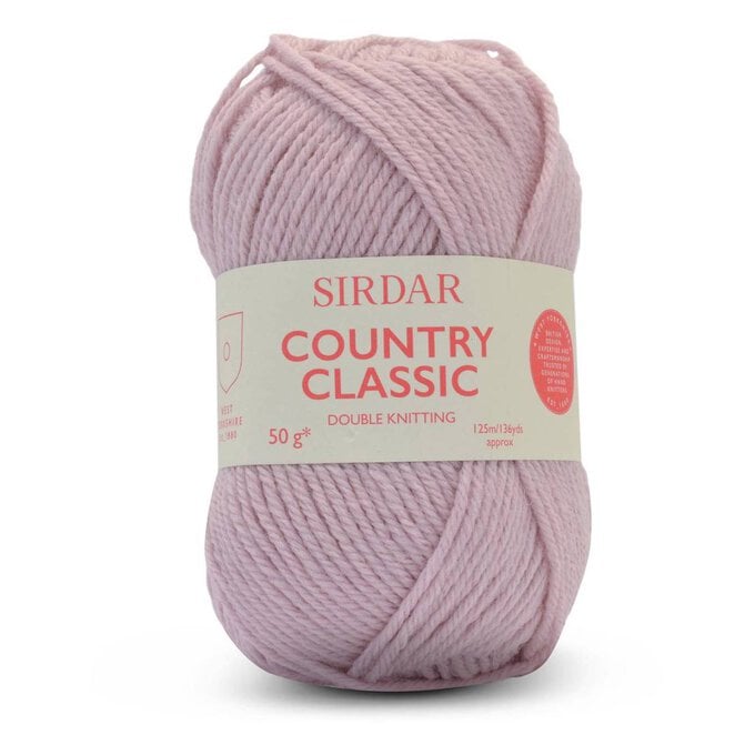 Sirdar Rose Pink Country Classic DK Yarn 50g image number 1